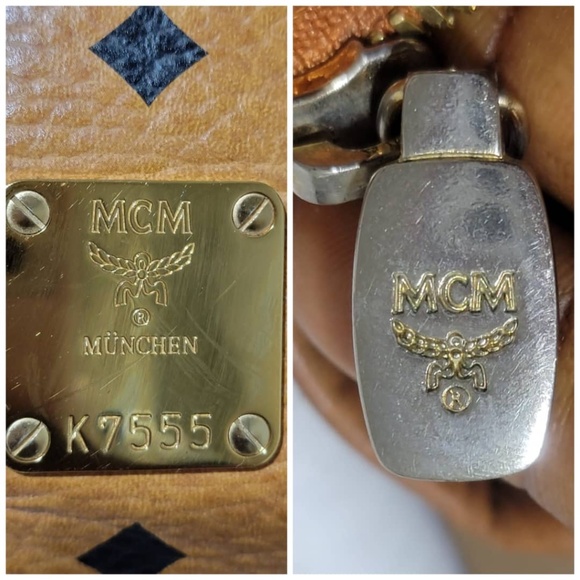 Authentic MCM VISETOS SHOPPER TOTE BAG COGNAC - Picture 9 of 13